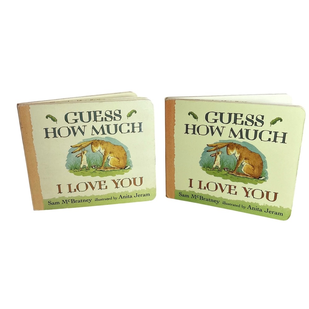 2 Guess‎ How Much I Love You Board Books Sam McBratney Anita Jeram Toddler Kids